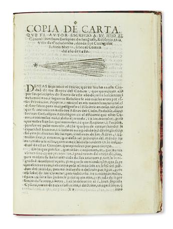 (PERU.) Rocha, Diego Andrés. Tratado unico, y singular del origen de los Indios occidentales del Piru, Mexico, Santa Fè, y Chile.